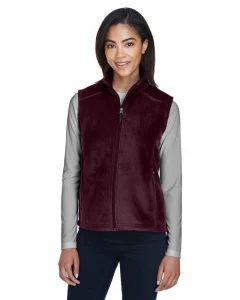 veste femme sans manche bourgogne