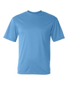 t-shirt bleu poudre polyester