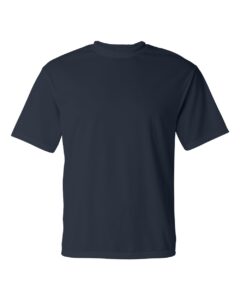 t-shirt bleu marine polyester