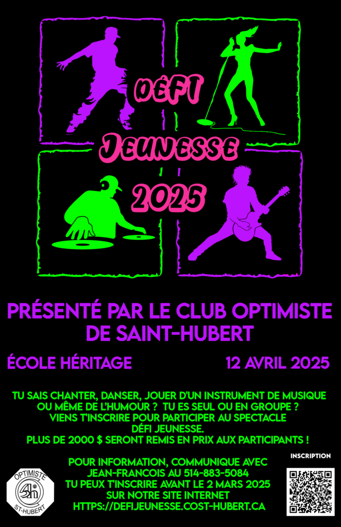 affiche défi jeunesse 2025